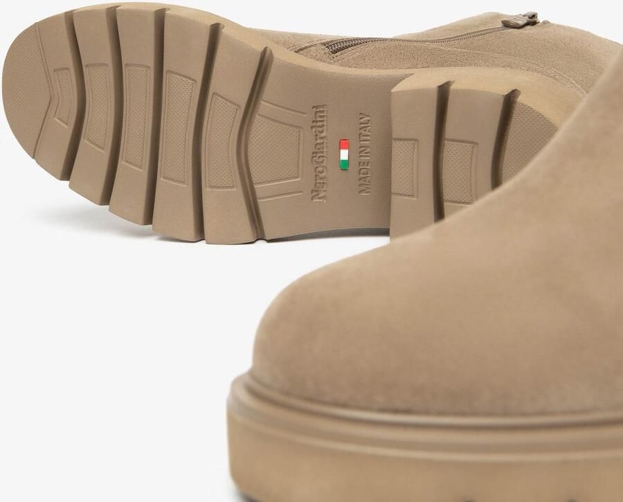 NeroGiardini Arold Eva Urbana Taupe Laarzen 6 Streetwear Vrouwen