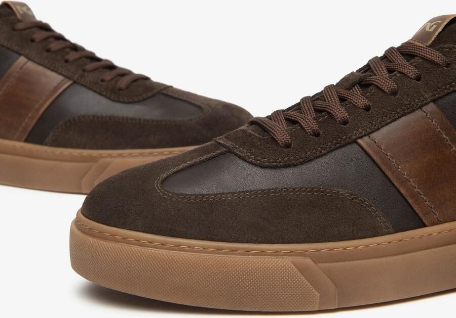 NeroGiardini Arold Savana Bruin Delavato Beige Tr Iseo 1005 A Sneaker Streetwear Volwassen