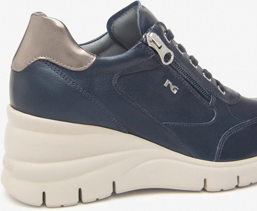 NeroGiardini Bagoya Donker T.Brill Antraciet Eva Agosta 8769 007 Sneaker Streetwear Vrouwen