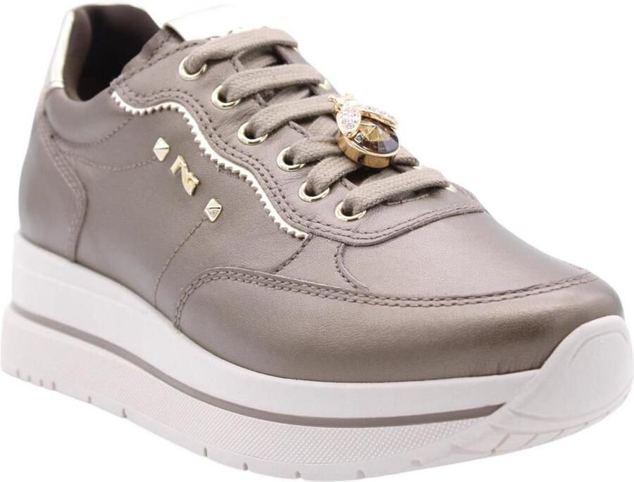 NeroGiardini Sneaker Bagoya Zwarte Handschoen T.Glitter Gr.Gl01 Ne Velour Bor Streetwear Vrouwen - Foto 5