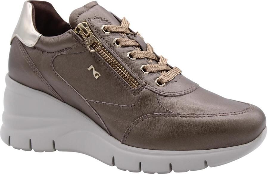 NeroGiardini Sneaker Bagoya Zwarte Handschoen T.Glitter Gr.Gl01 Ne Velour Bor Fashion Wear - Foto 6