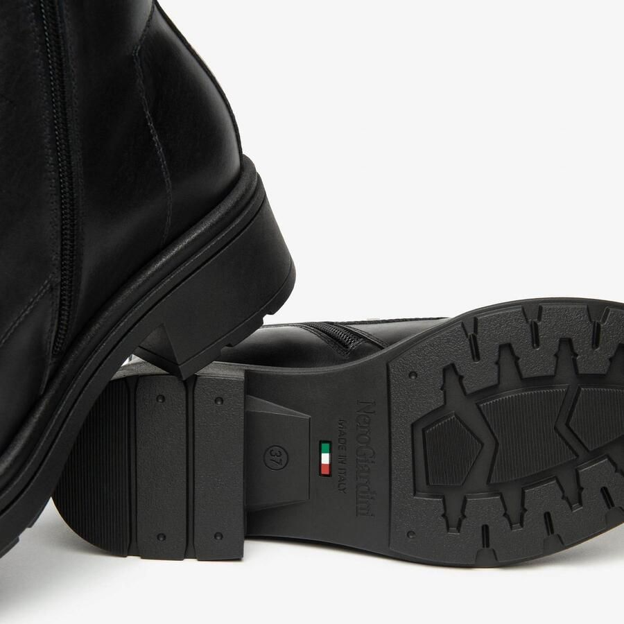 NeroGiardini Zwarte Handschoenen Laarzen Tr Colonia 8434 Light Fashion Wear Vrouwen - Foto 2