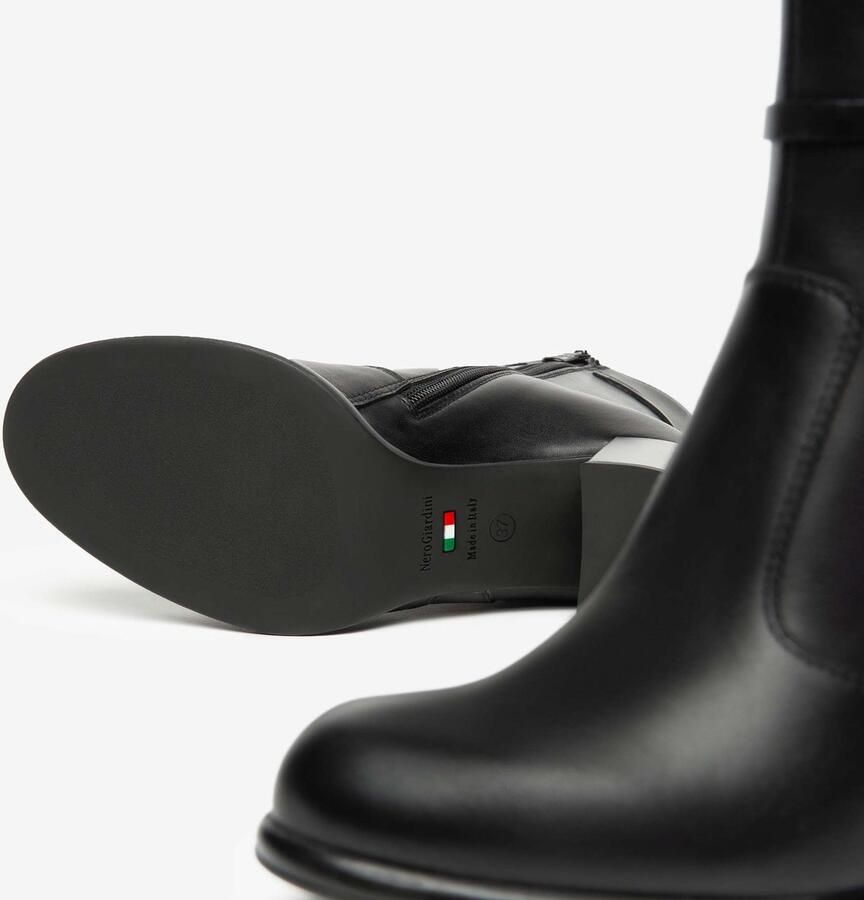 NeroGiardini Boots Black Tpu Glove Siracusa Plato' Streetwear Vrouwen
