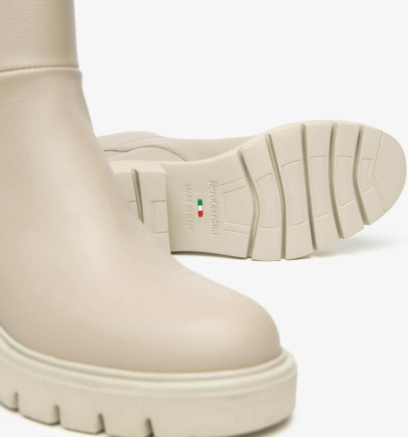 NeroGiardini Chianti Eva Urbana Beige 15 Laarzen Streetwear Vrouwen