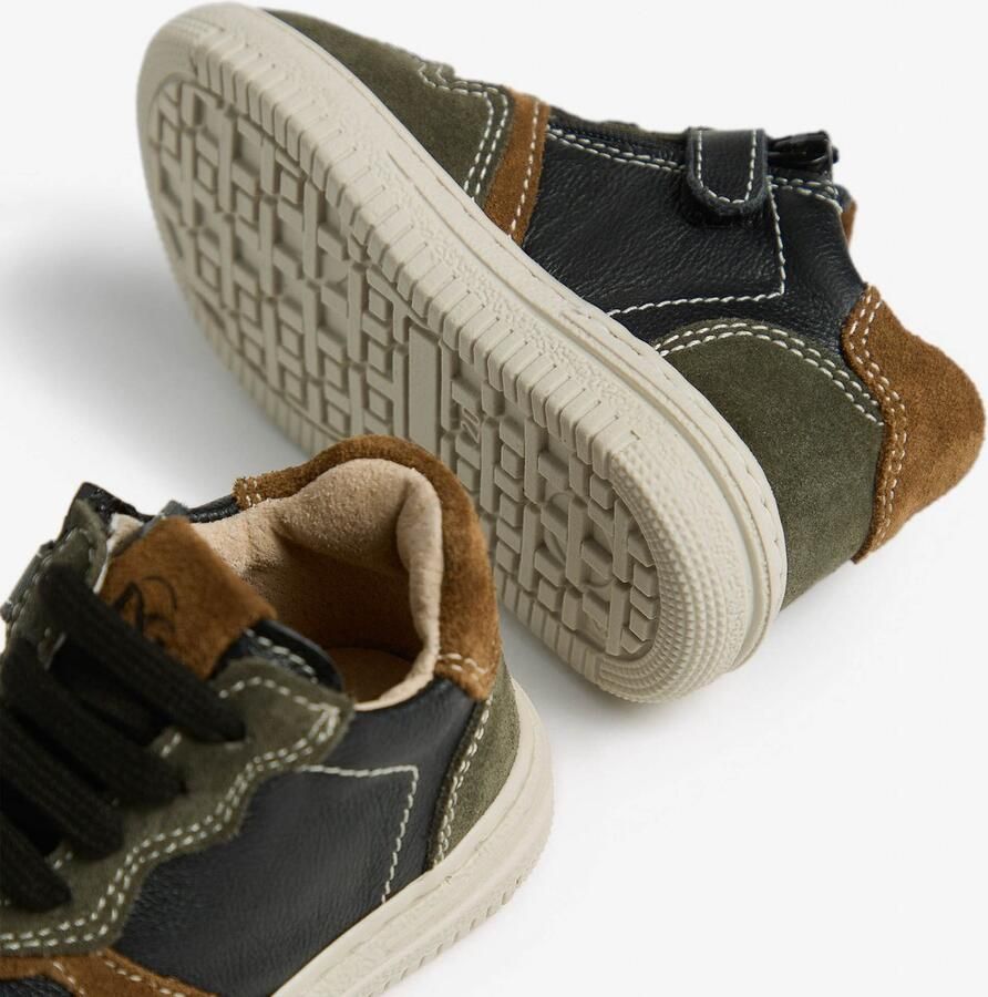 NeroGiardini Colorado Perseo Zwart Velours Malta Sneaker Tr Athene Mei Streetwear Kind