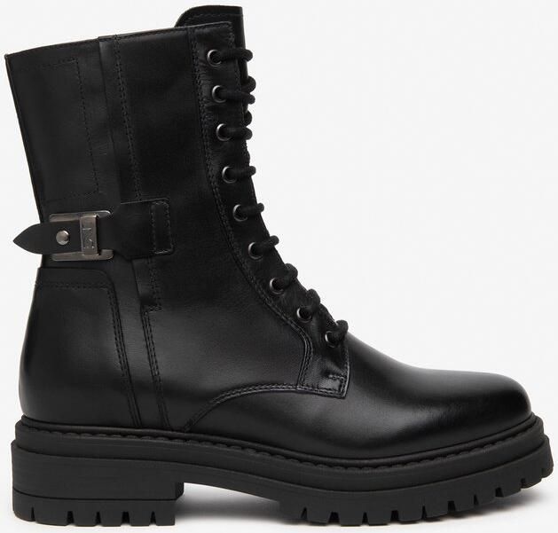 NeroGiardini Dames veterboot Zwart leer Artikel I618023D.100