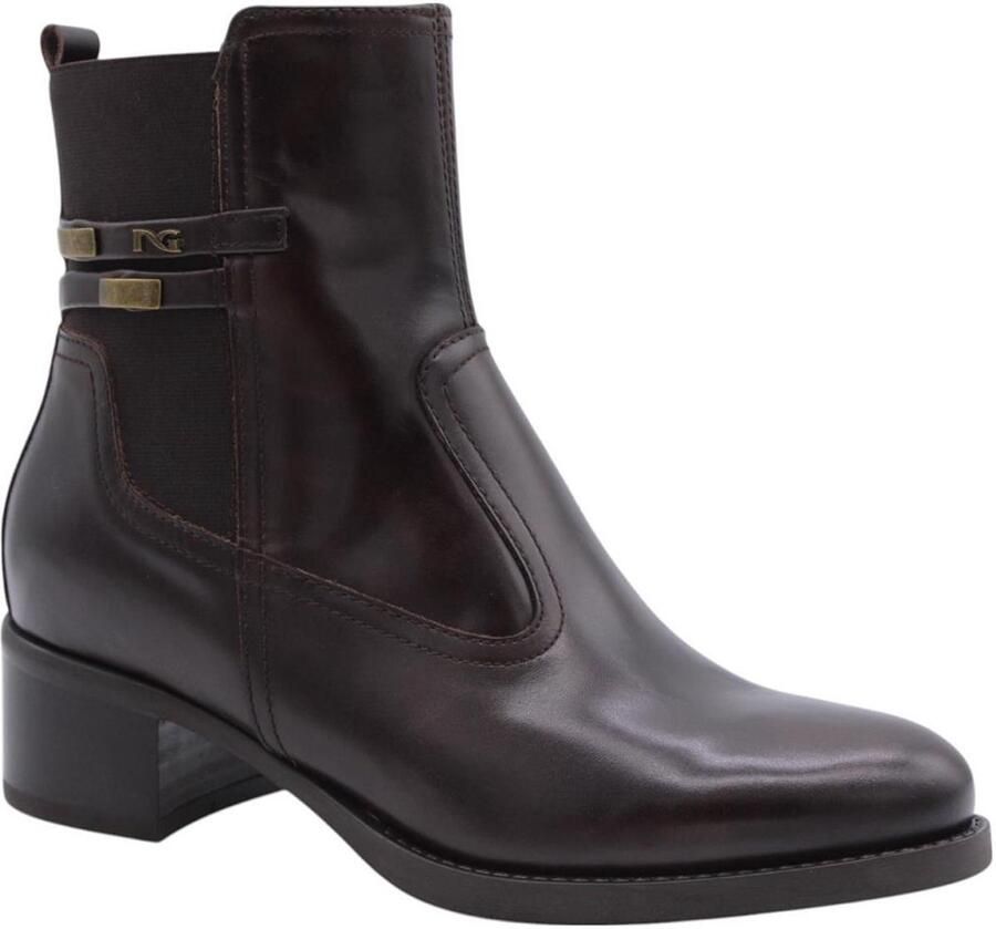 NeroGiardini Elastic Manolete Boots 85 Tr Brescia 894 T.Mor Fashion Wear Vrouwen - Foto 3