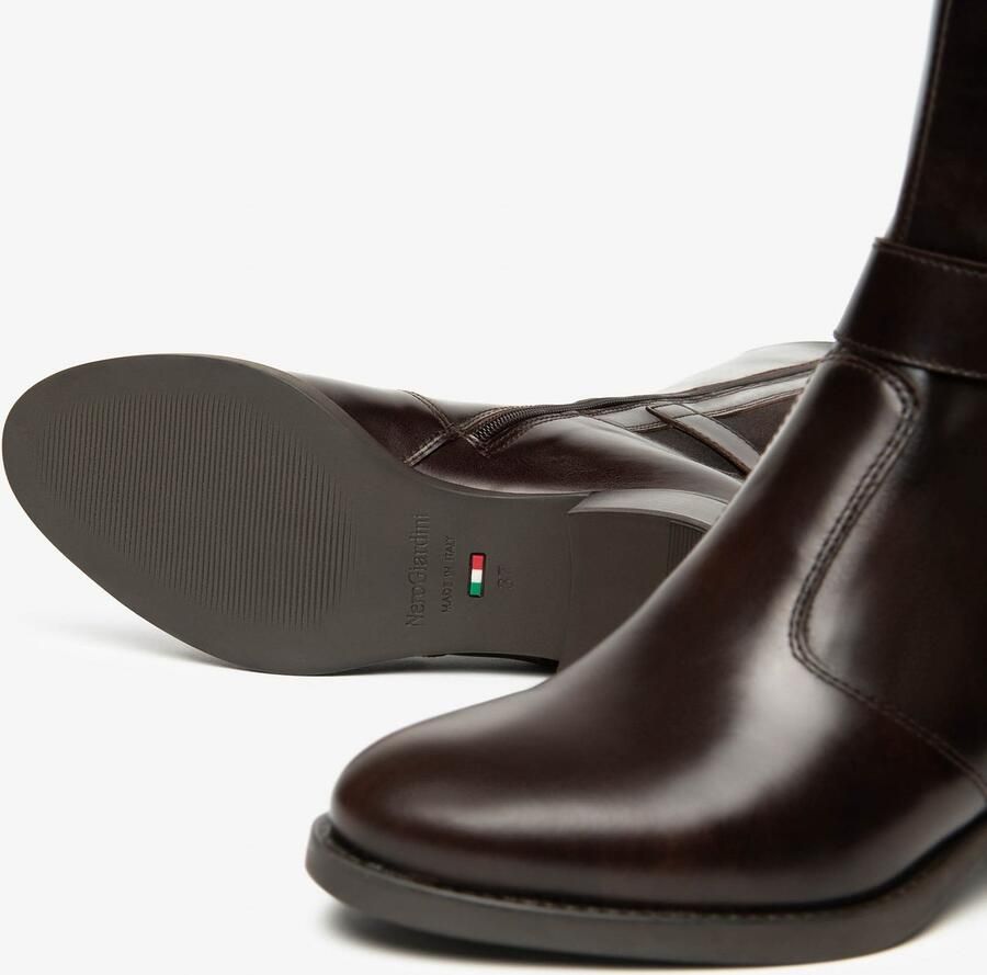 NeroGiardini Elastic Manolete Boots 85 Tr Brescia 894 T.Mor Streetwear Vrouwen