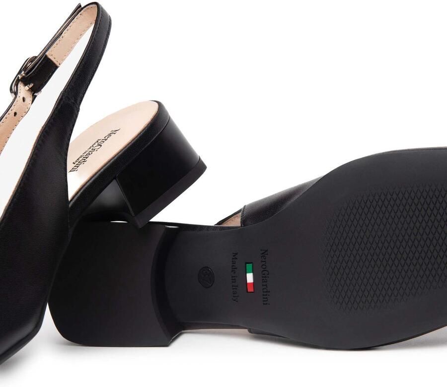 NeroGiardini Elegante Schoenen Nappa Pandora Zwart Tpu Genk Obera Zwart Fashion Wear Vrouwen