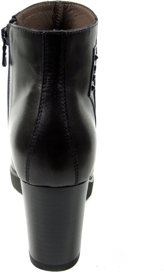 Nerogiardini Leren Enkellaarsjes Black Dames