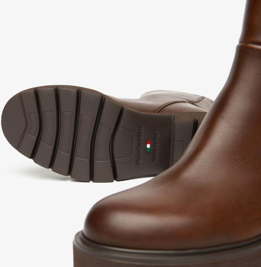 NeroGiardini Eva Urbana Gewassen Laarzen Bruin 0 Streetwear Vrouwen