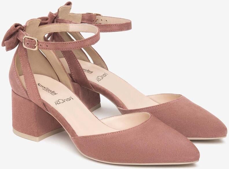 NeroGiardini Hoge Hakken Velour Rosa Tpu Tenna Naturale Fashion Wear Vrouwen
