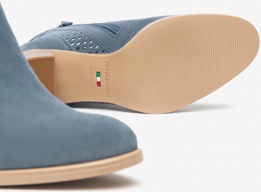 NeroGiardini Laarzen Velour Tr Capua Beige+ Fashion Wear Vrouwen