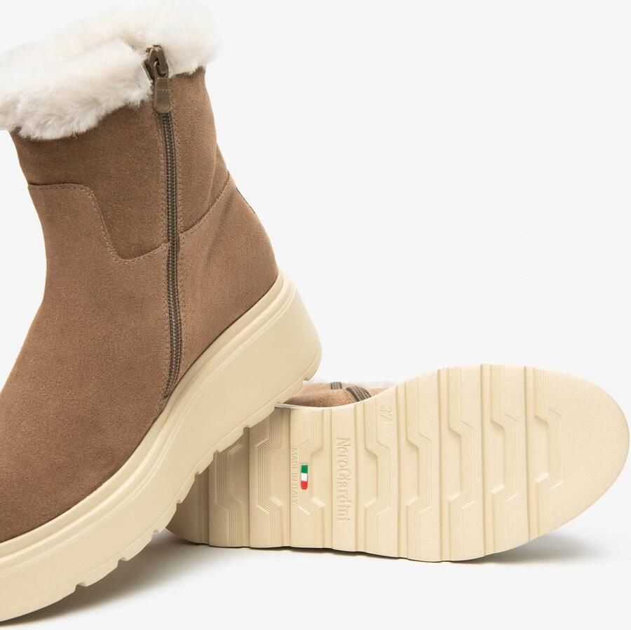 NeroGiardini Laarzen Velours Eva Gorga Crème + Ba Fashion Wear Vrouwen