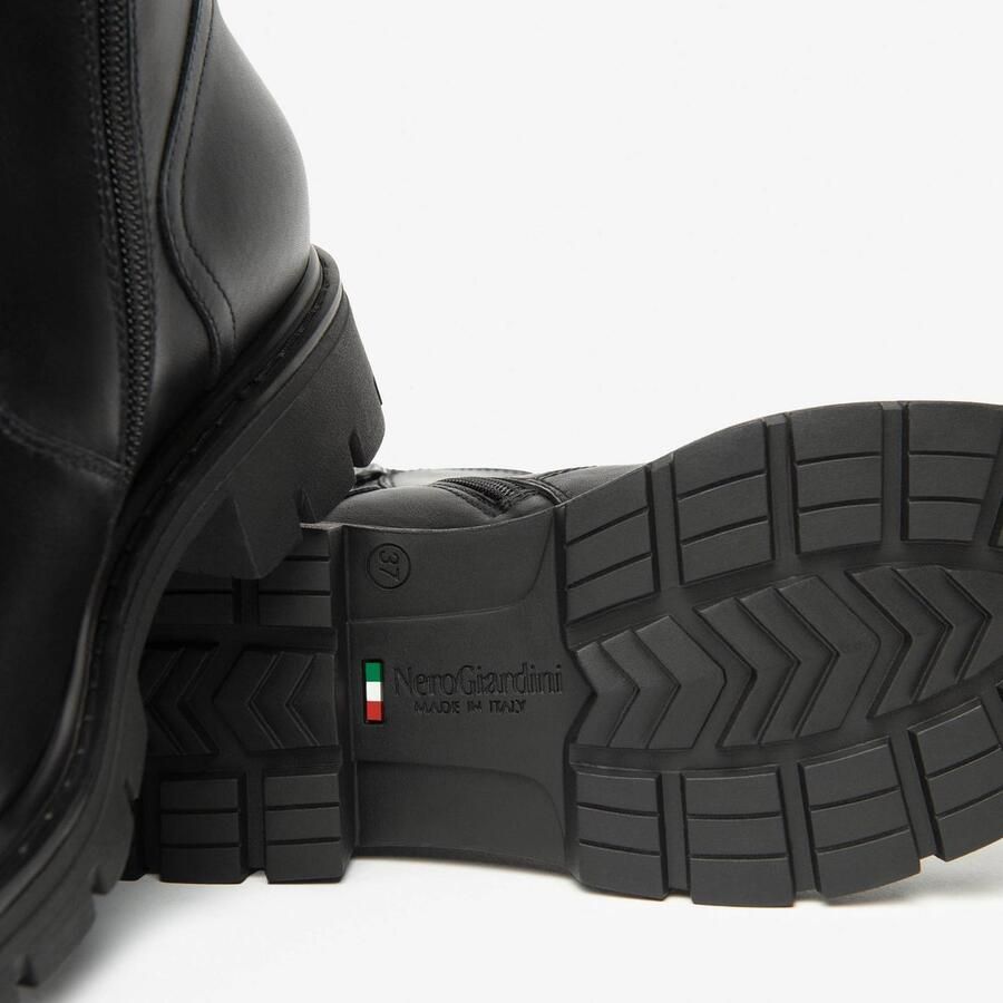 NeroGiardini Laarzen Zwart Handschoen Tr Ofena 7902 Streetwear Vrouwen