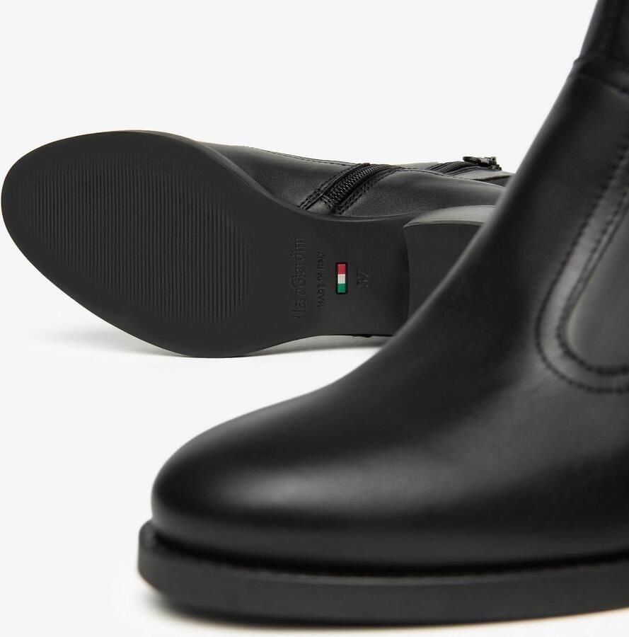 NeroGiardini Laarzen Zwarte Handschoenen Zwart Elastisch Tr Brescia 894 Zwart Streetwear Vrouwen