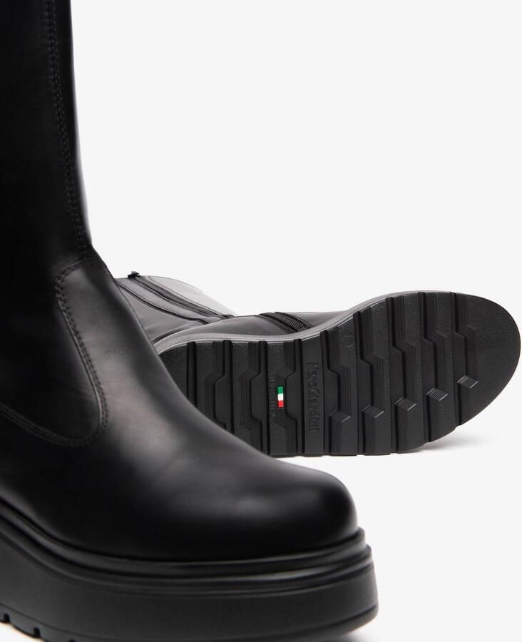 NeroGiardini Laarzen Zwarte Handschoen T.Nappa Gio 16 Eva Gorga 12 + Streetwear Vrouwen