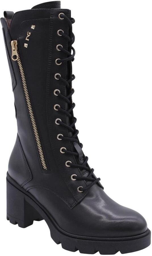 NeroGiardini Laarzen Zwart Met Elastische Handschoen Tr Ofena 7902 Fashion Wear - Foto 5