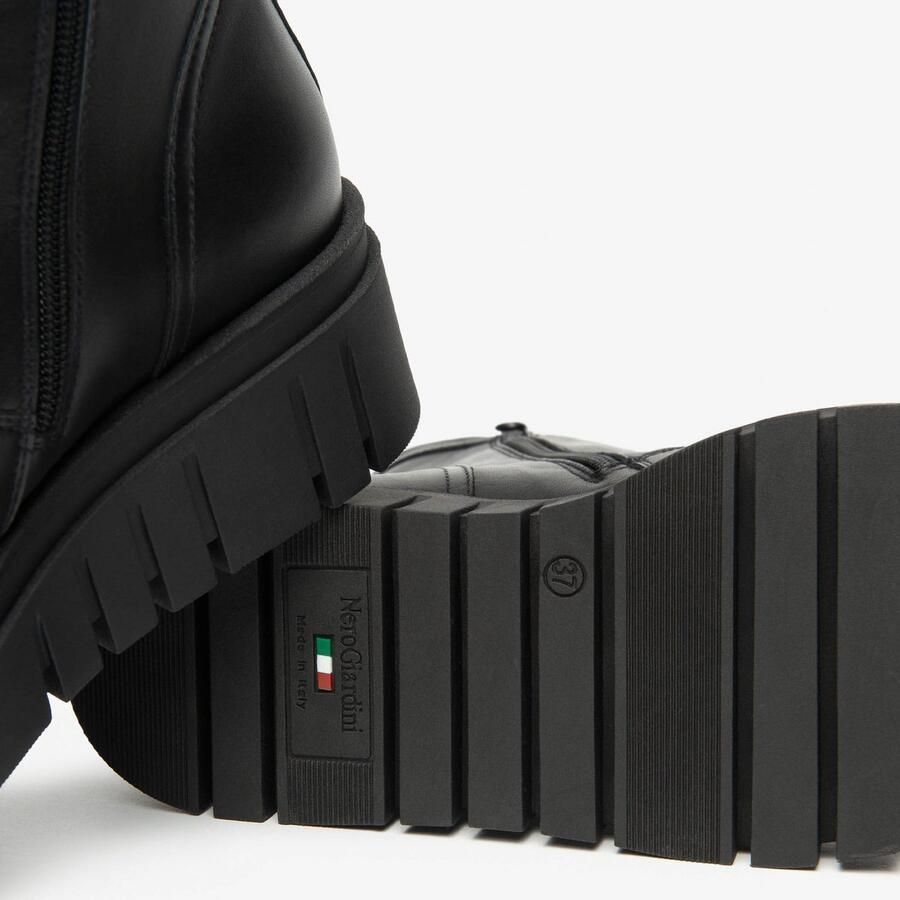 NeroGiardini Laarzen Zwarte Handschoen Tr Sulmona Fashion Wear Vrouwen