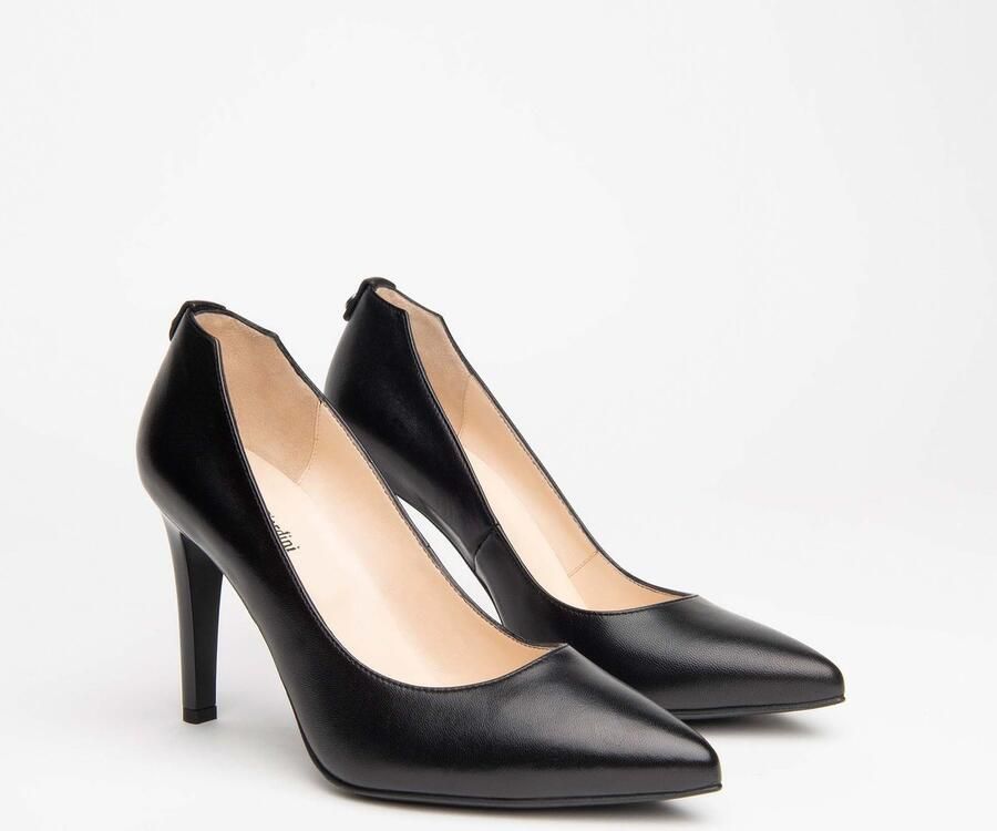NeroGiardini Schoenen Met Hak Nappa Pandora Zwart Tpu Dimona Lady Zwart Fashionwear Vrouwen