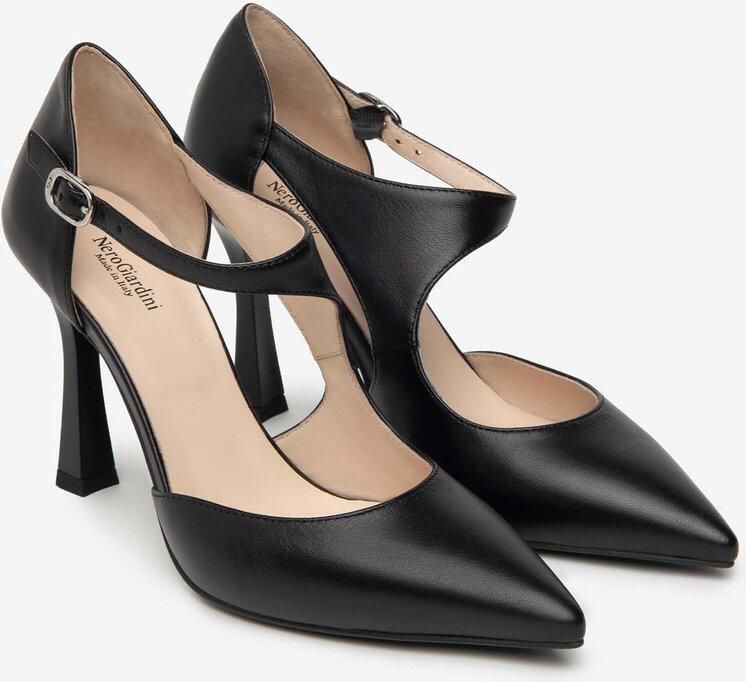 NeroGiardini Hielschoenen Nappa Pandora Zwart Tpu Metz Missi Zwart Fashion Wear Vrouwen