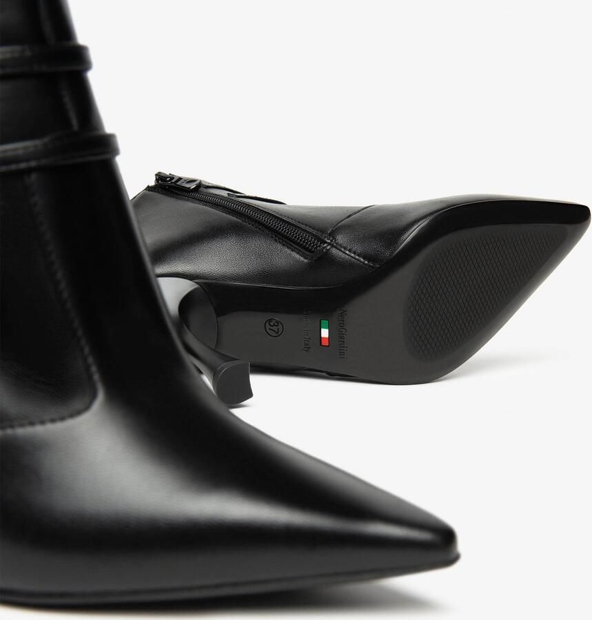 NeroGiardini Nappa Pandora Zwart Tpu Tito Zwarte Laarzen Fashion Wear Vrouwen