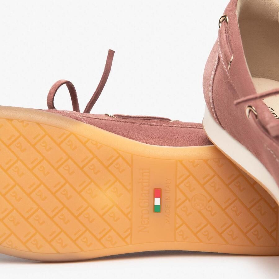 NeroGiardini Nette Schoenen Velour Rosa Tr Dogna Ambra Avori Fashion Wear Vrouwen
