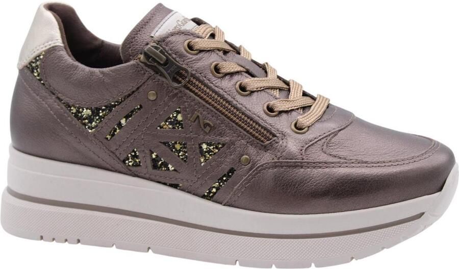 NeroGiardini Sneaker Bagoya Zwarte Handschoen T.Glitter Gr.Gl01 Ne Velour Bor Fashion Wear Vrouwen - Foto 18