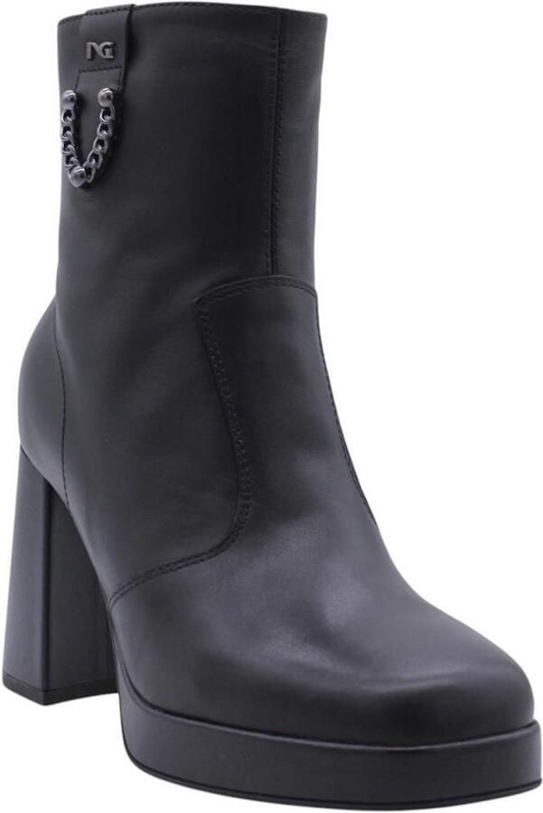 NeroGiardini Pavia 8271 Zwarte Tpu Handschoenen Laarzen Streetwear Vrouwen