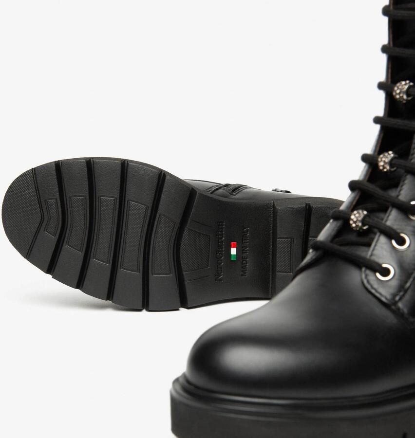 NeroGiardini Sagar Deco Black Boots Eva Urbana Black 12 Streetwear Vrouwen