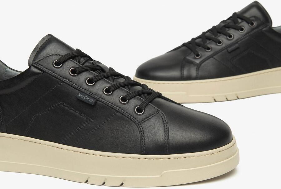 NeroGiardini Sagar Deco Kenia Antraciet Eva Torino Becco Tal Sneaker Streetwear Volwassen