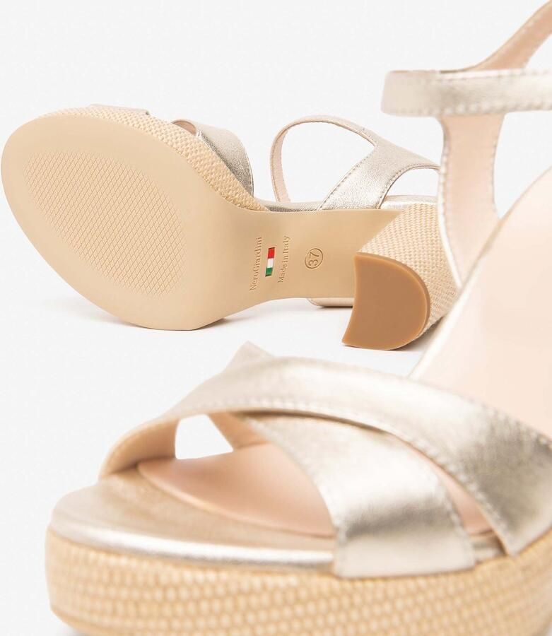 NeroGiardini Sandaal Etoile Sand Battis.Tpu Lazise 82 Poli.8175 Plato' Fashion Wear Vrouwen