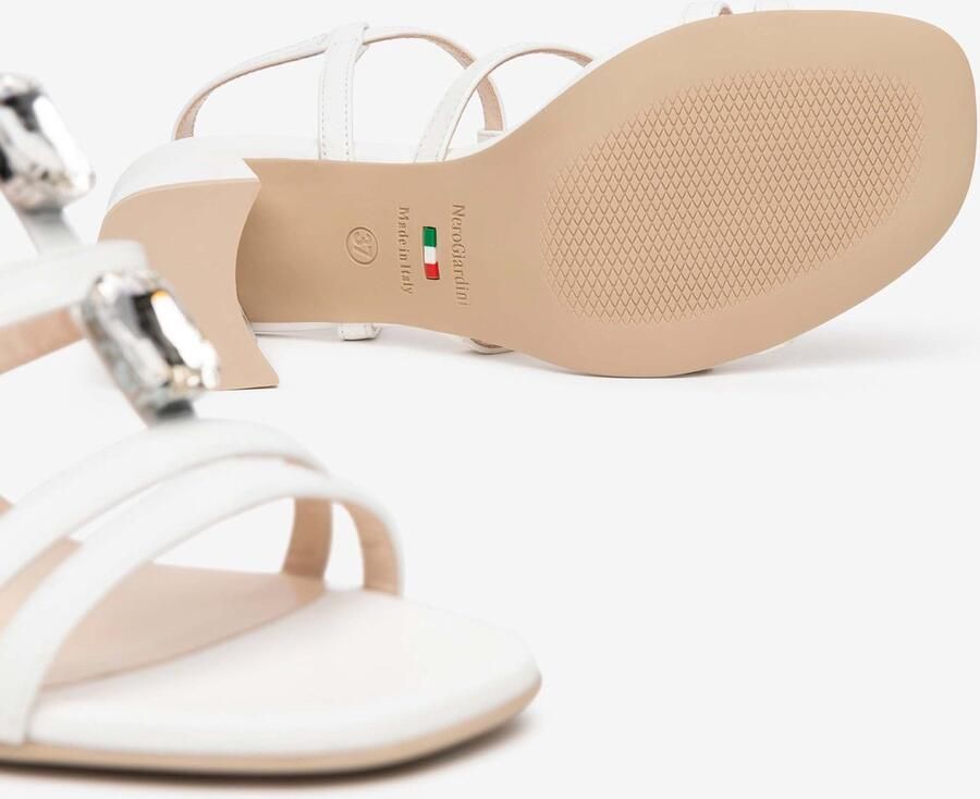 NeroGiardini Sandaal Nappa Pandora Tpu Link Fen Natural Abs Hak 1499 Fashion Wear Vrouwen