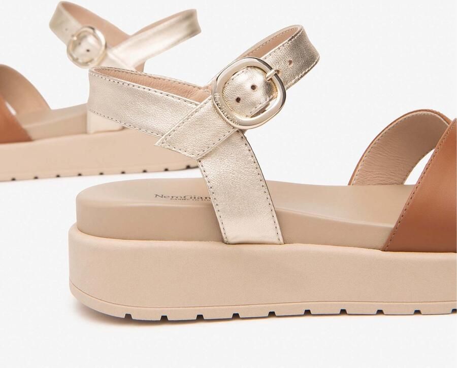 NeroGiardini Sandalen Armenia Etoile Miele Tr Pamplona 9681 002 Fashion Wear Vrouwen