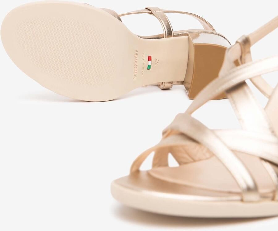 NeroGiardini Sandalen Laminato Tr Melilla Naturale Fashion Wear Vrouwen