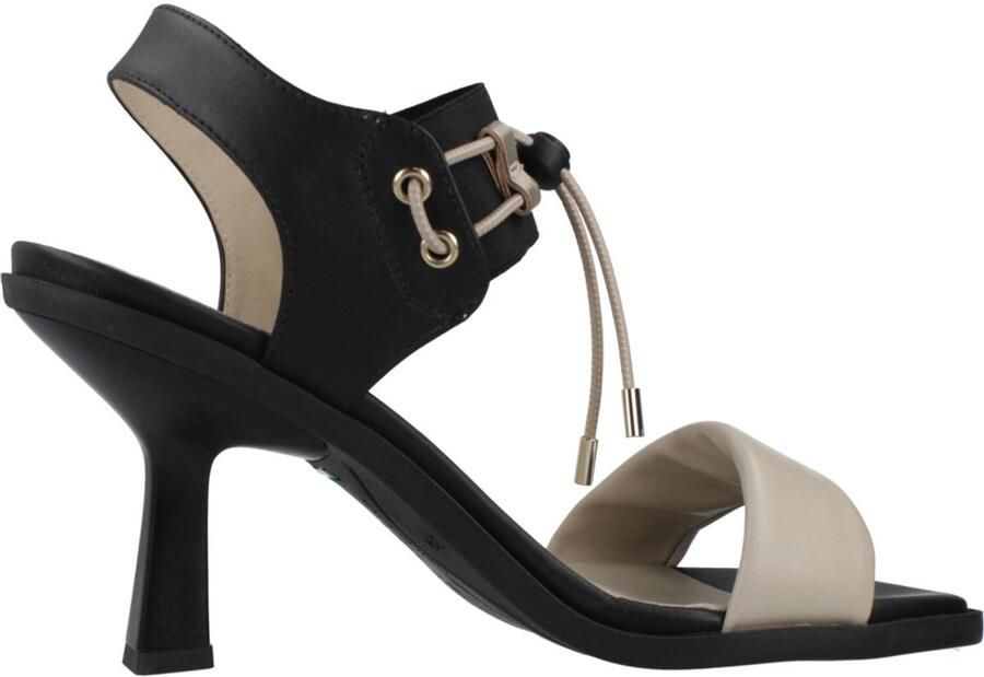 NeroGiardini Sandalen Nappa Pandora Tamigi Nero T.Brill Platino 6074 Ela Fashion Wear Vrouwen
