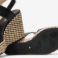 NeroGiardini Sandalen Tamigi Pu.Malfa 8901P Ricop Fashion Wear Vrouwen - Zwart
