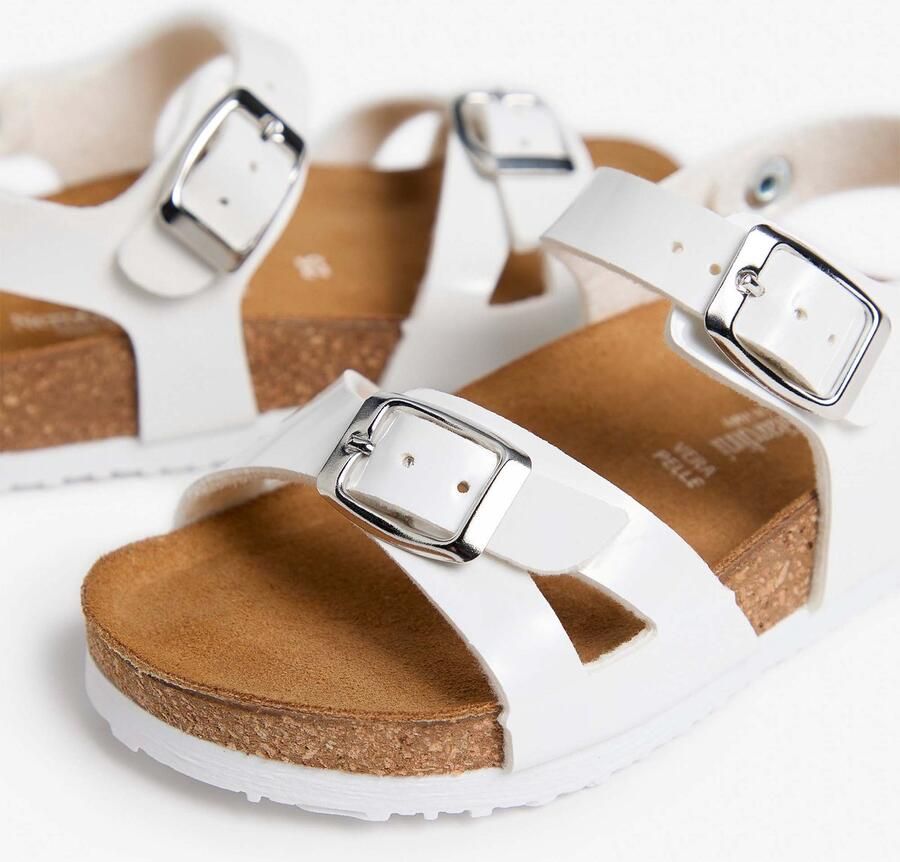 NeroGiardini Sandalen T.Feltro Dis.9 Bianc Art.257 Fashion Wear Kinderen