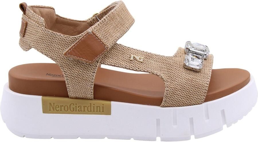 NeroGiardini Sandalen T.Paglia Fresh 01 S Armenia Cognac Tr Venezia 8066 Fashion Wear Vrouwen - Foto 2