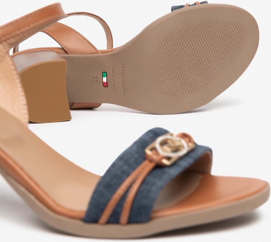 NeroGiardini Sandalen T.Tinto 9 Armenia Cognac Tr Aulla Kl Tabak Fashion Wear Vrouwen