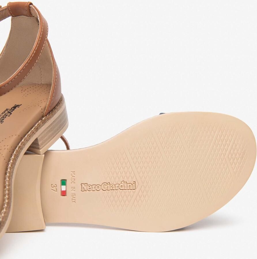 NeroGiardini Sandalen T.Tinto 9 Armenia Cognac Tr Bevagna 592 Beig Fashion Wear Vrouwen