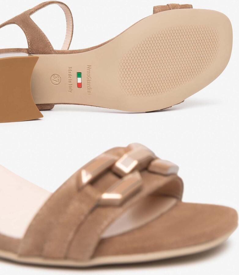 NeroGiardini Sandalen Velour Tpu Fen Naturale Fashion Wear Vrouwen