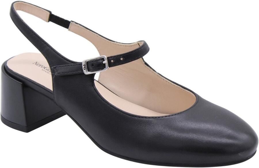 NeroGiardini Scarpe Con Tacco Nappa Pandora Tpu Oreo Spess. Fashion Wear Vrouwen