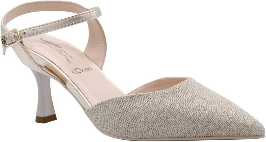 NeroGiardini Schoenen Met Hak Lino Lurex 06 Beig Etoile Miele Tpu Adam Alek Na Fashion Wear Vrouwen