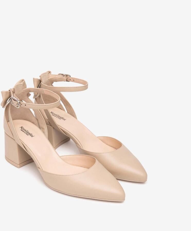 NeroGiardini Schoenen Met Hak Nappa Pandora Tpu Tenna Natural Fashion Wear Vrouwen