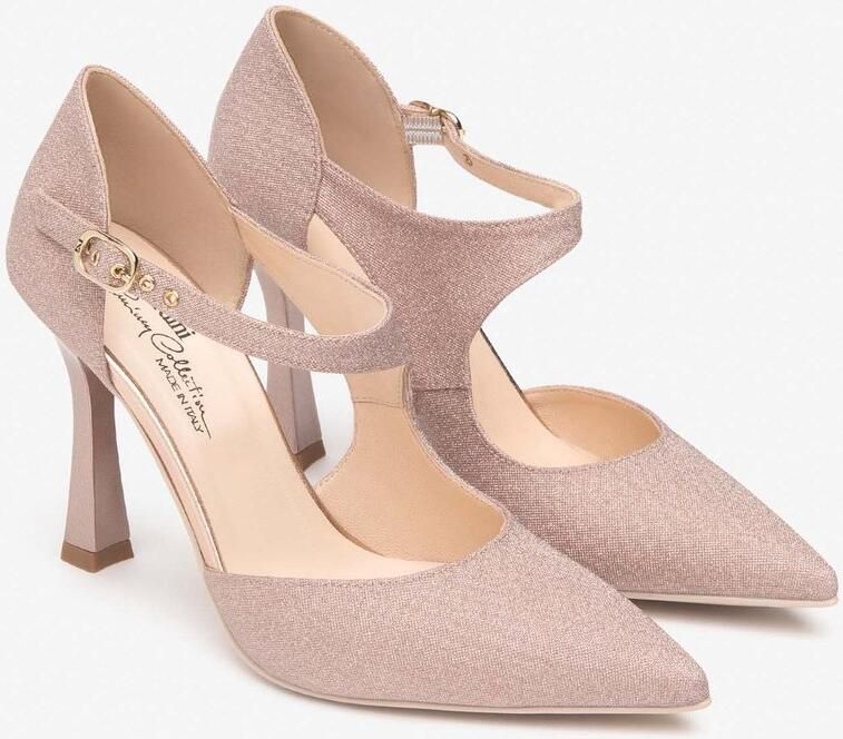 NeroGiardini Schoenen Met Hak T.Microglitter Tpu Metz Missi Natur Fashion Wear Vrouwen