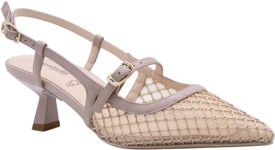 NeroGiardini Schoenen Met Hak T.Palladium Net Rosa Nappa Pandora Femme Tpu Cleto Fashion Wear Vrouwen