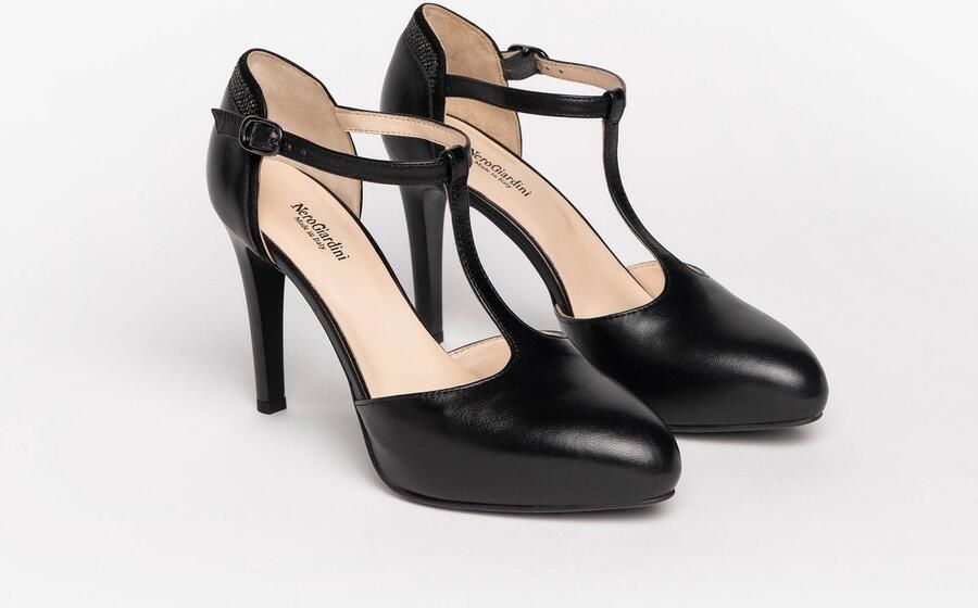 NeroGiardini Schoenen Met Hielen Nappa Pandora Nilo Tpu George Scaro Ner Poli.18522 Streetwear Vrouwen