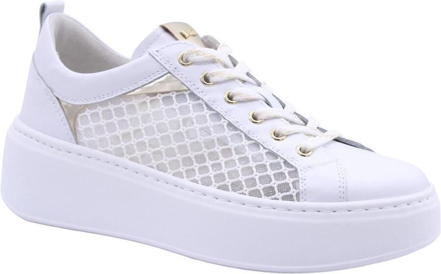 NeroGiardini Skipper T.Palladium Net Bian T.Brill Platino 6074 Sneaker Fashion Wear Vrouwen
