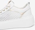 NeroGiardini Skipper T.Palladium Net Bian T.Brill Platino 6074 Sneaker Fashion Wear Vrouwen - Wit